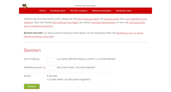 Desktop Screenshot of handicapcalculator.nl